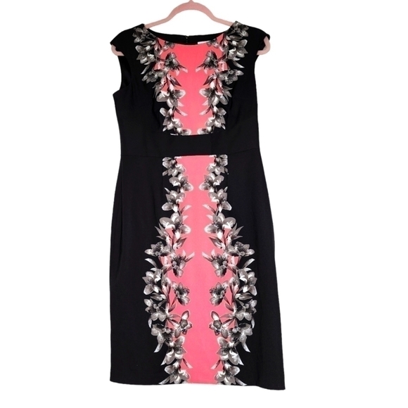 𝅺NEW York & Co Sleeveless Floral Dress - Picture 1 of 5